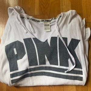 PINK hooded shirt